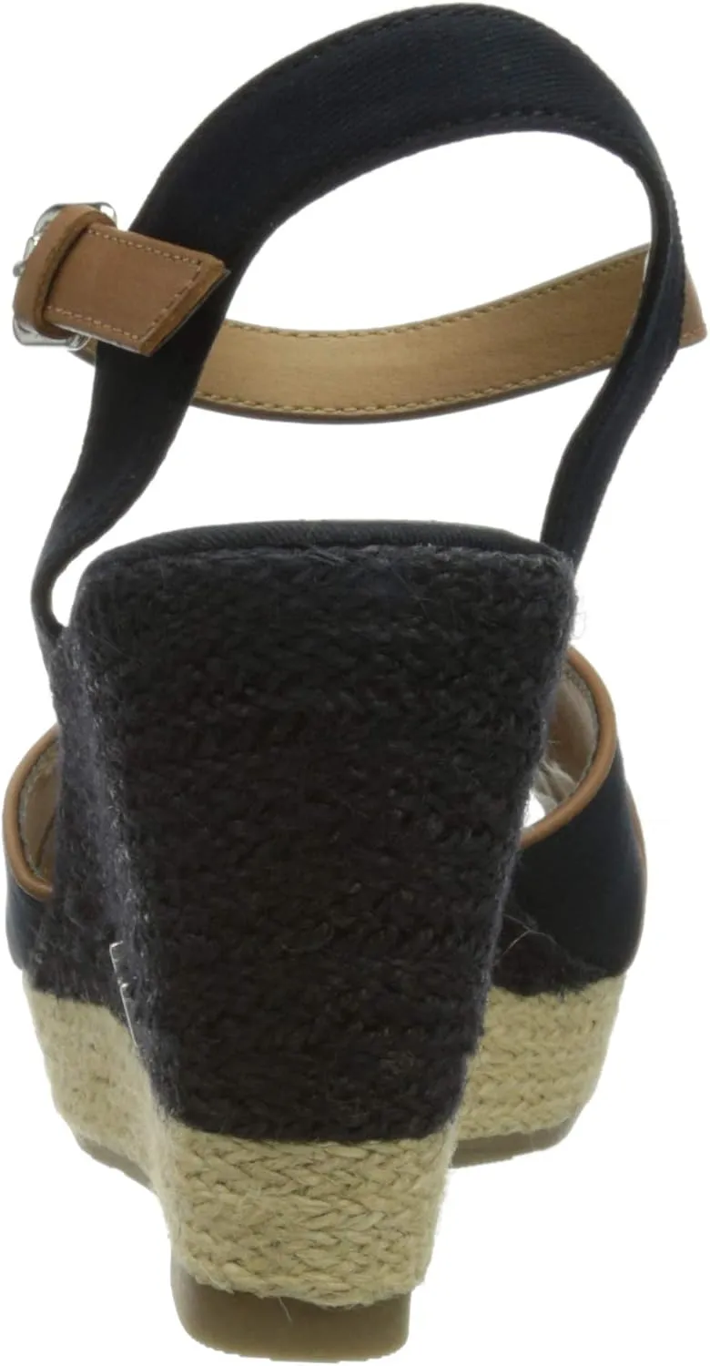 TOM TAILOR Women's Ankle Strap Wedge Sandal