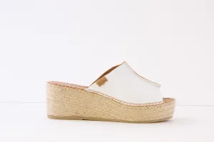 TONI PONS - IVONNE MEDIUM WEDGE FASHION MULE - WHITE
