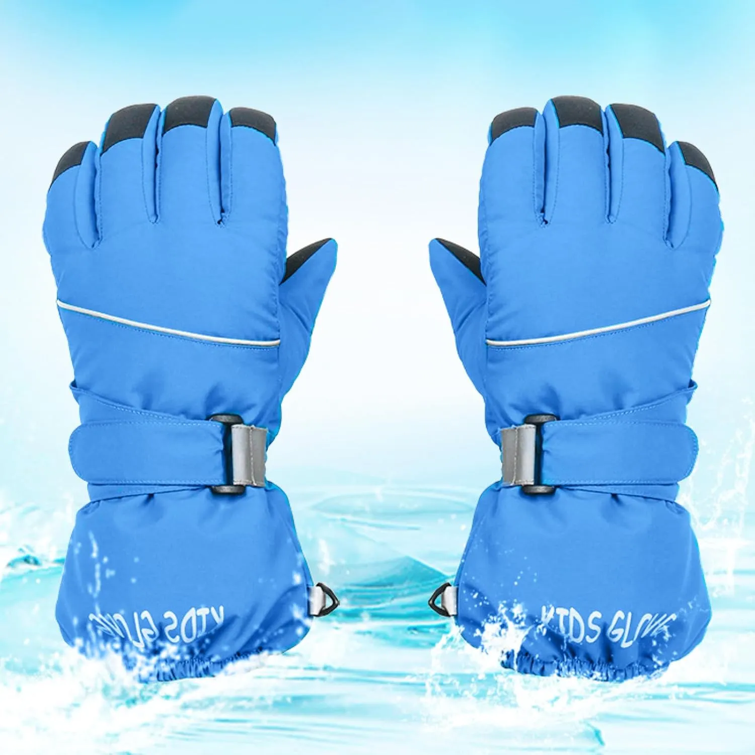 TRIWONDER Kids Ski Snow Gloves Winter Cold Weather Windproof Warm Snowboard Sport Mittens for Boys Girls