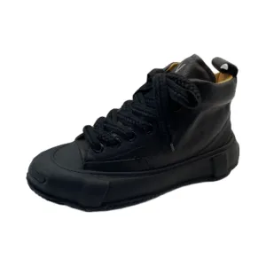 VALABASAS "VISION" BLACK LEATHER HIGH TOP