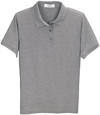 VANTAGE Women's Soft-Blend Pique Polo LG Oxford