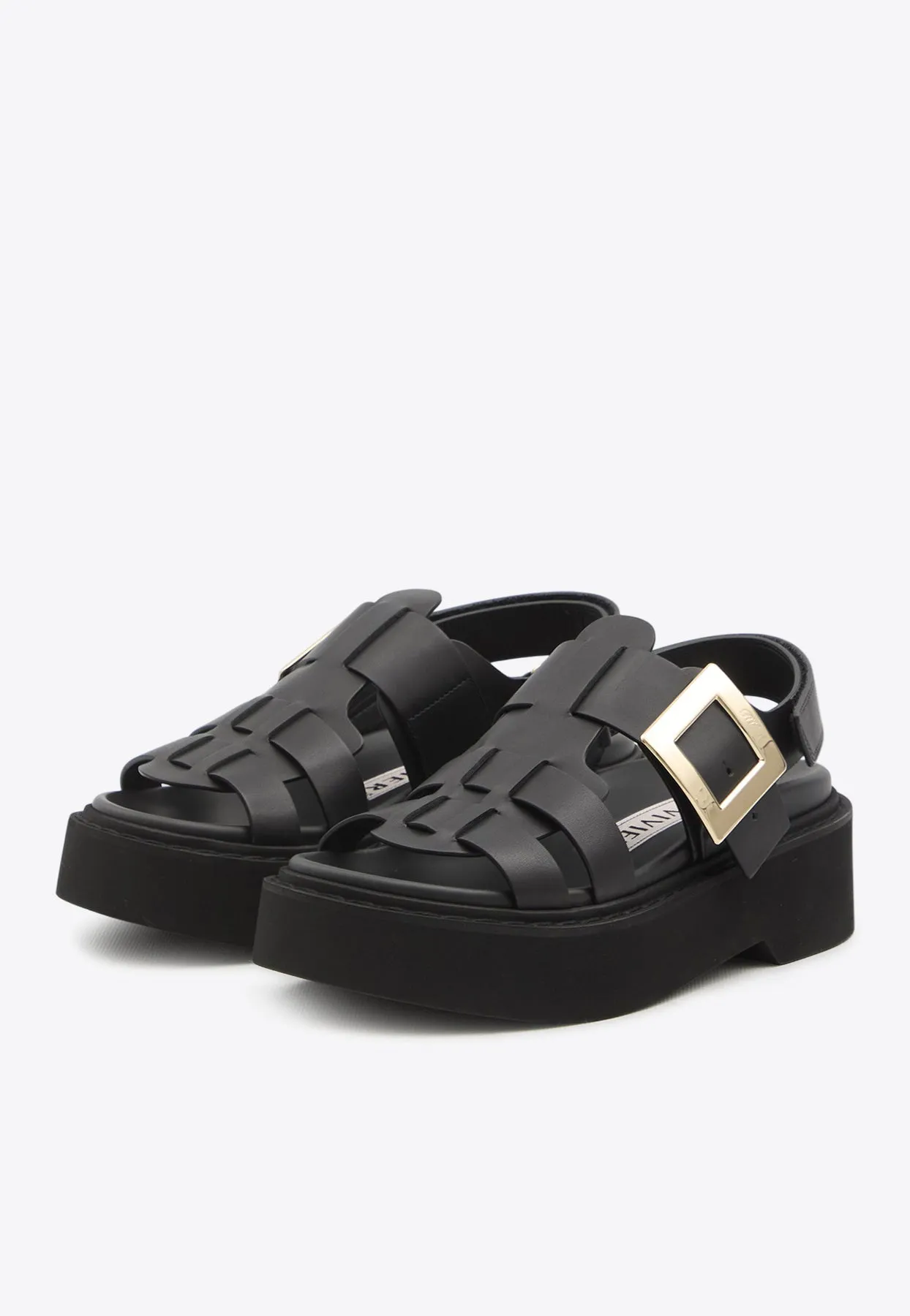 Viv Rangers Buckled Flat Sandals