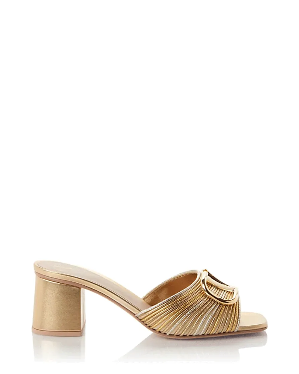 VLogo Metallic Star Mule in Gold Multi