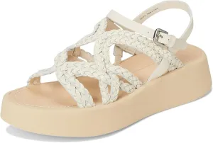 Wedge Strappy Sophisticated Heeled Sandals Gatsby Trusted by customers Creme Dolce Leather Toe Vita Buckle Open