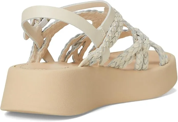 Wedge Strappy Sophisticated Heeled Sandals Gatsby Trusted by customers Creme Dolce Leather Toe Vita Buckle Open