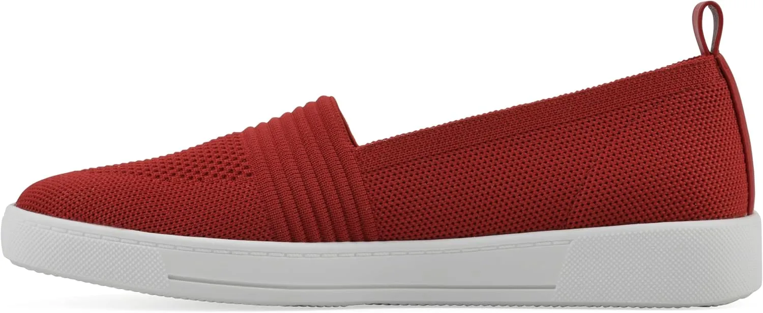 WHITE MOUNTAIN Women's Upright Woven Knit Slip-On Sneaker
