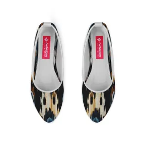 White Round Toe Shoe Hazy