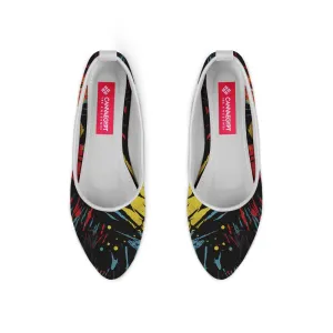 White Round Toe Shoe Spectrum