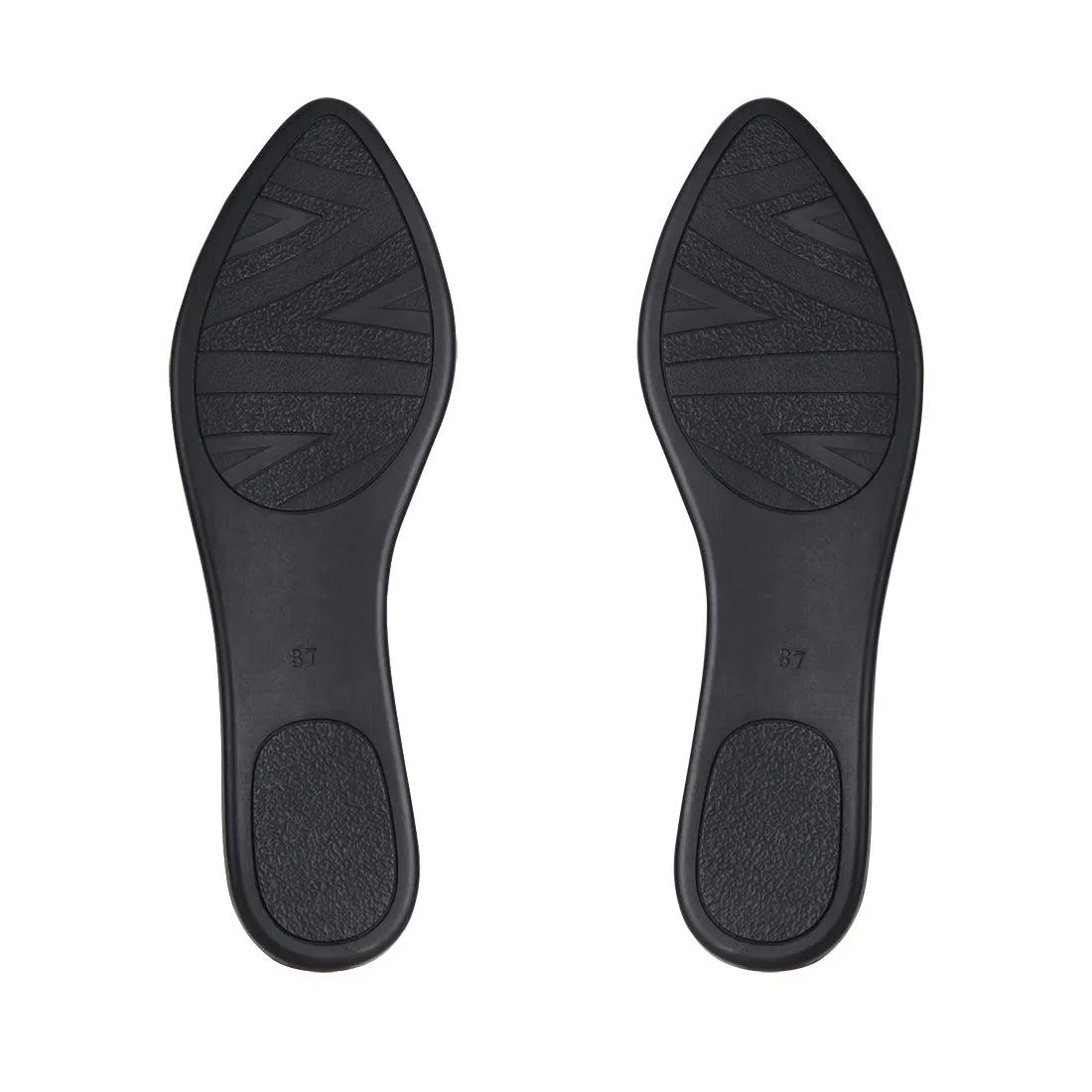 White Round Toe Shoe Spectrum