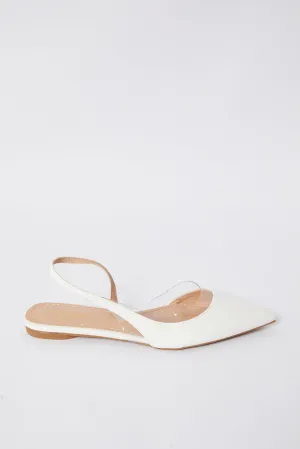 Woman White Slingback