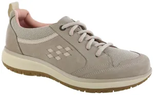 Women's Boulder Oxford in Taupe/Pink