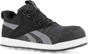 Women's Rb236 Ever Road 3.0 DMX Work Construction Oxford Shoe Black and Grey Safety