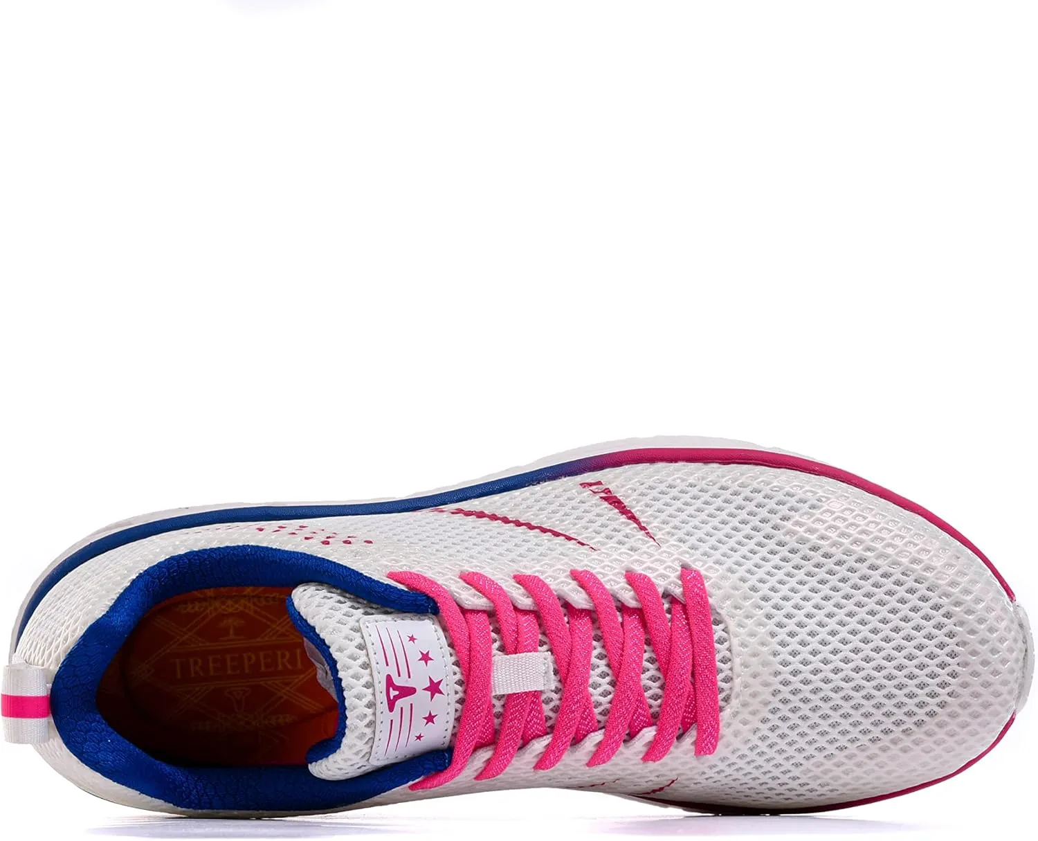 Women's Road Running Shoes Athletic Non-Slip Sole Walking Sneaker Lightweight Supportive Mesh Colorful Trail Tennis Shoes