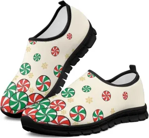 Women's Slip on Sneakers Casual Shoes Loafers Non Slip Breathable Comfortable Walking Sneakers Gifts for Women Girls Black Sole Size 5.5-11.5