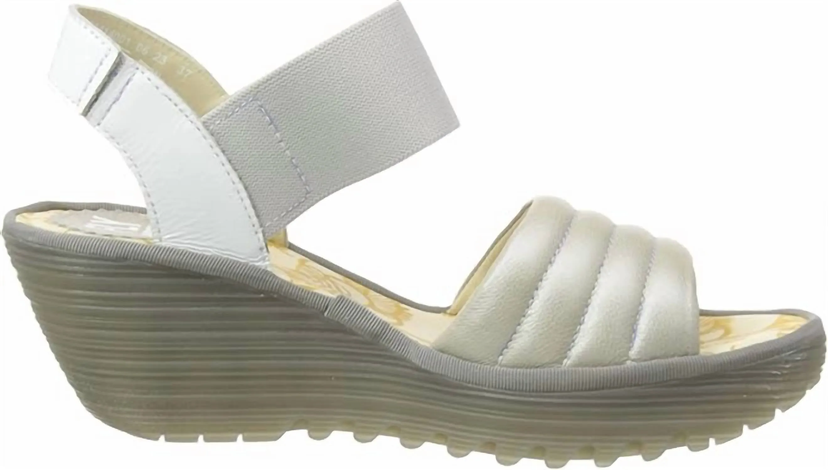 Women's Yiko Platform Wedge Sandal In Silver/off White