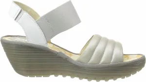 Women's Yiko Platform Wedge Sandal In Silver/off White