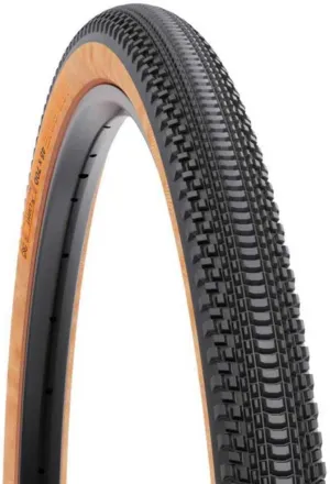 WTB Vulpine Tire - 700 x 45, TCS Tubeless, Folding, Black/Tan, Light/Fast Rolling, Dual DNA, SG