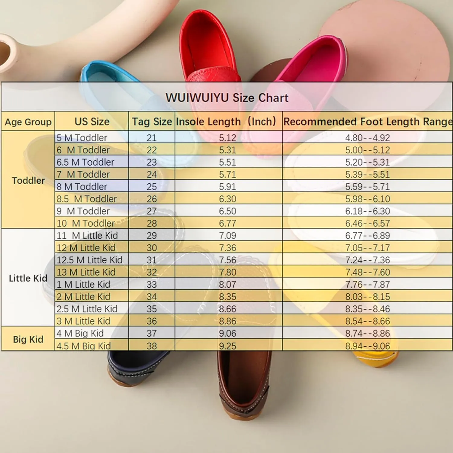 WUIWUIYU Boy's Girl's Slip-on Loafers Flats Oxford Shoes Solid Color Mocassins House Shoes