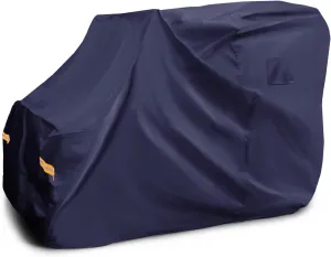 X AUTOHAUX UTV Cover for Honda Pioneer 1000-5 Waterproof Side by Side Cover Outdoor Sun Rain Protection 210D-PU Cloth Navy Blue 120.08" Lx62.99 Wx76.77 H
