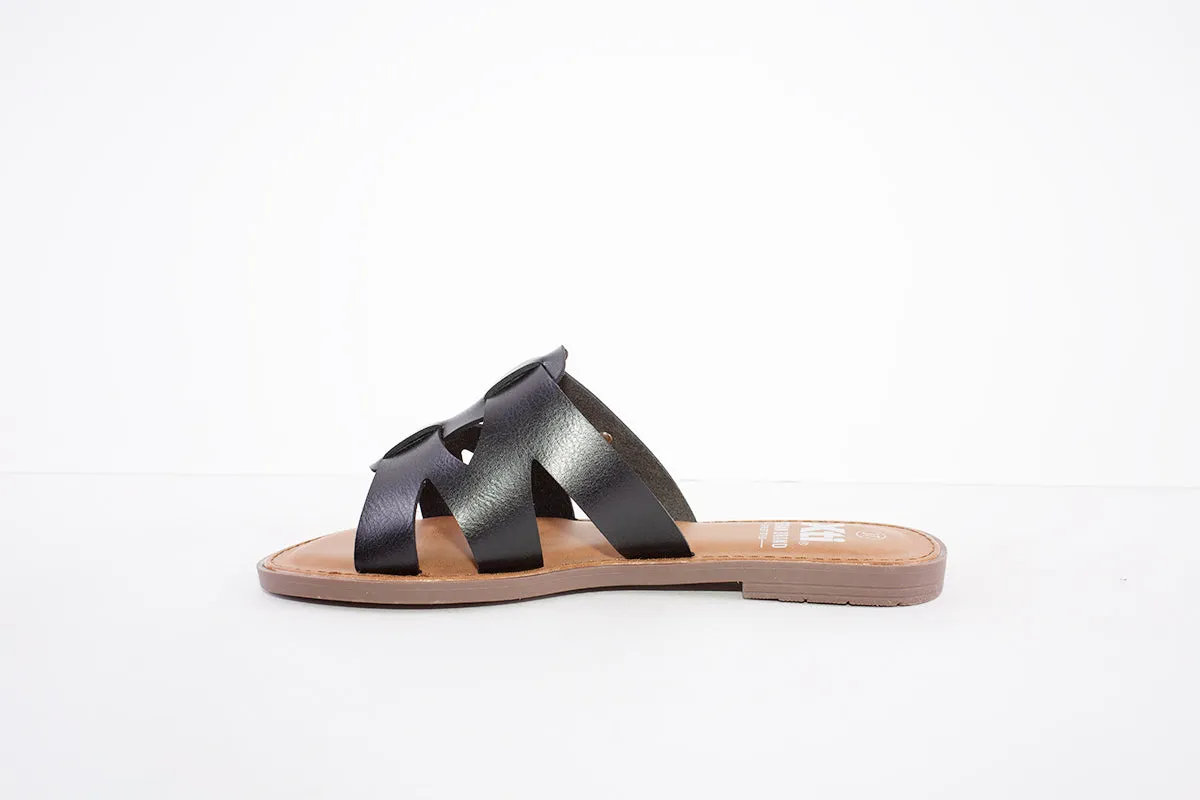 XTI - 44458 FLAT FASHION MULE - BLACK