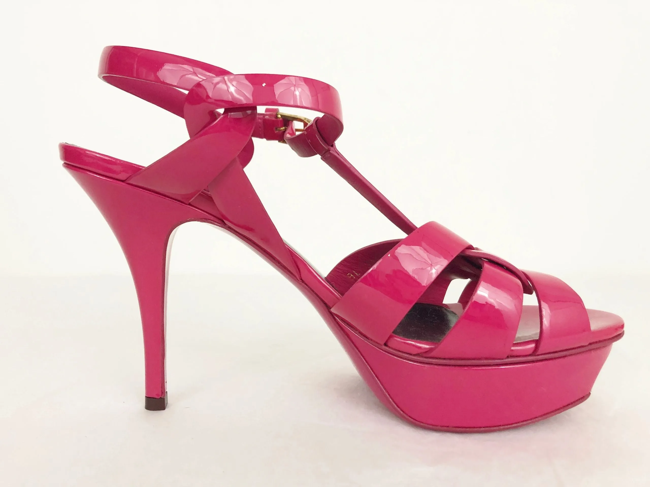 Yves Saint Laurent Tribute Platform Sandal Size 39 It (9 Us)