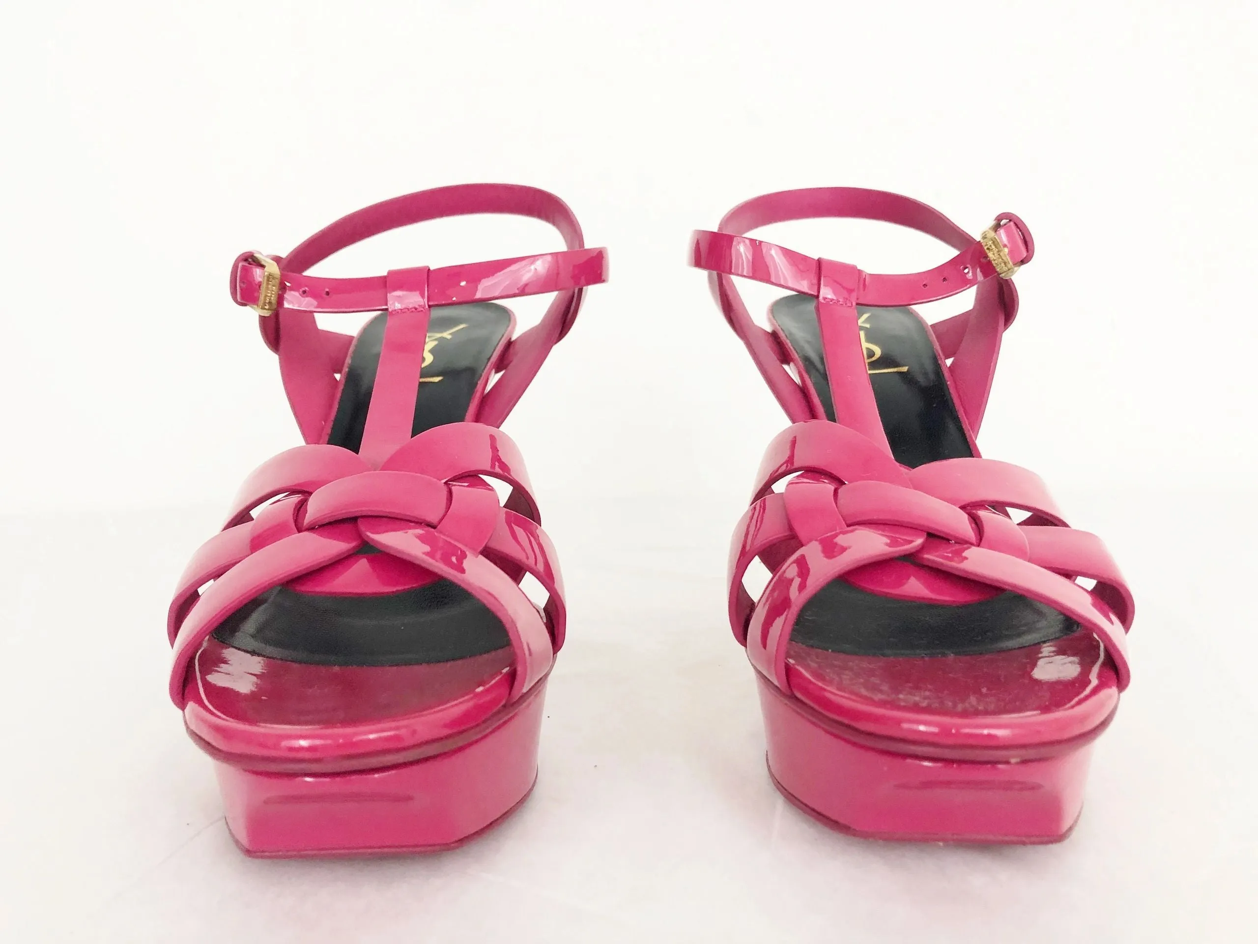 Yves Saint Laurent Tribute Platform Sandal Size 39 It (9 Us)